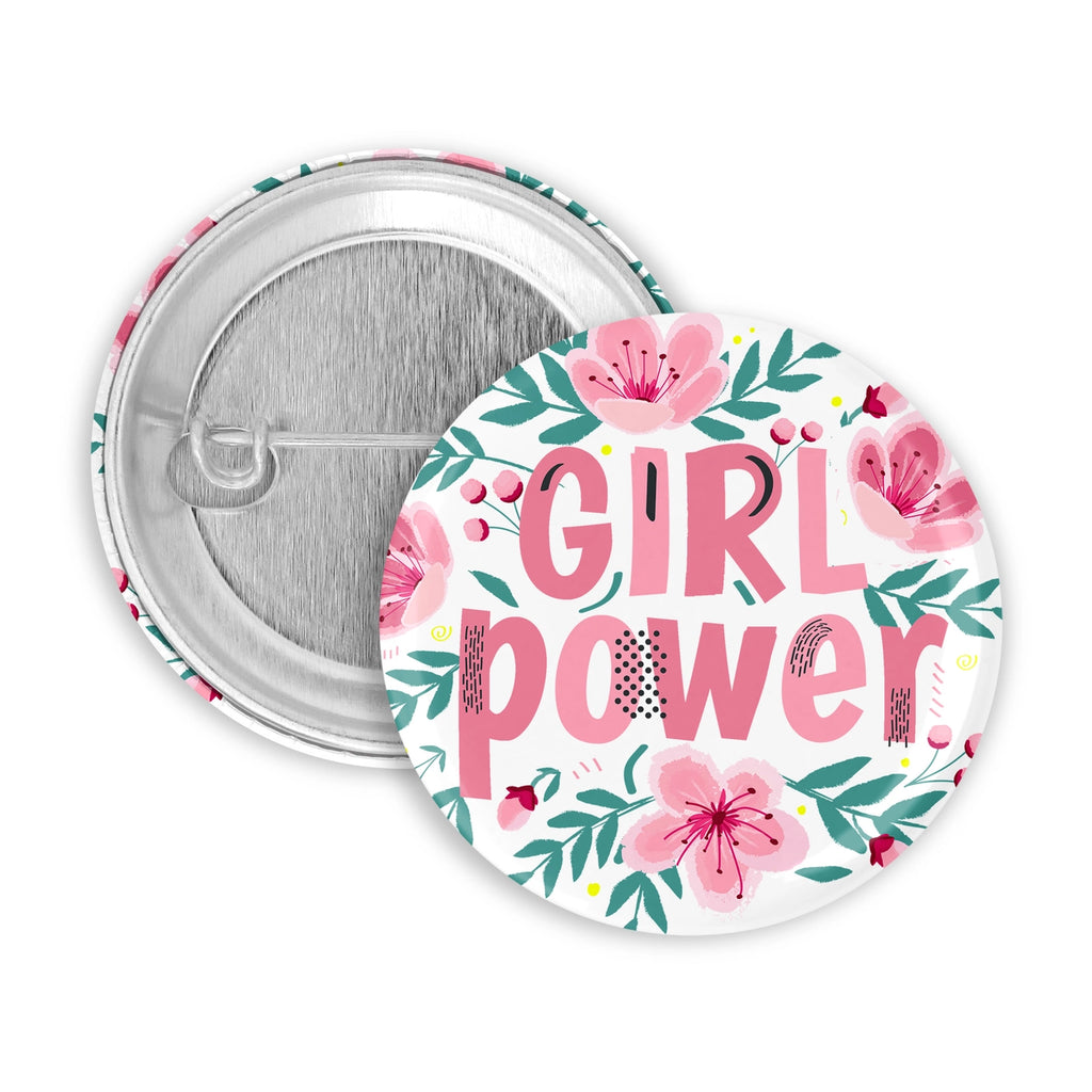 Girl power badge/pin