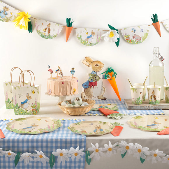 Peter rabbit in the garden large plates - Meri Meri