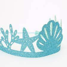 Mermaid party crowns (pack of 8) - Meri Meri
