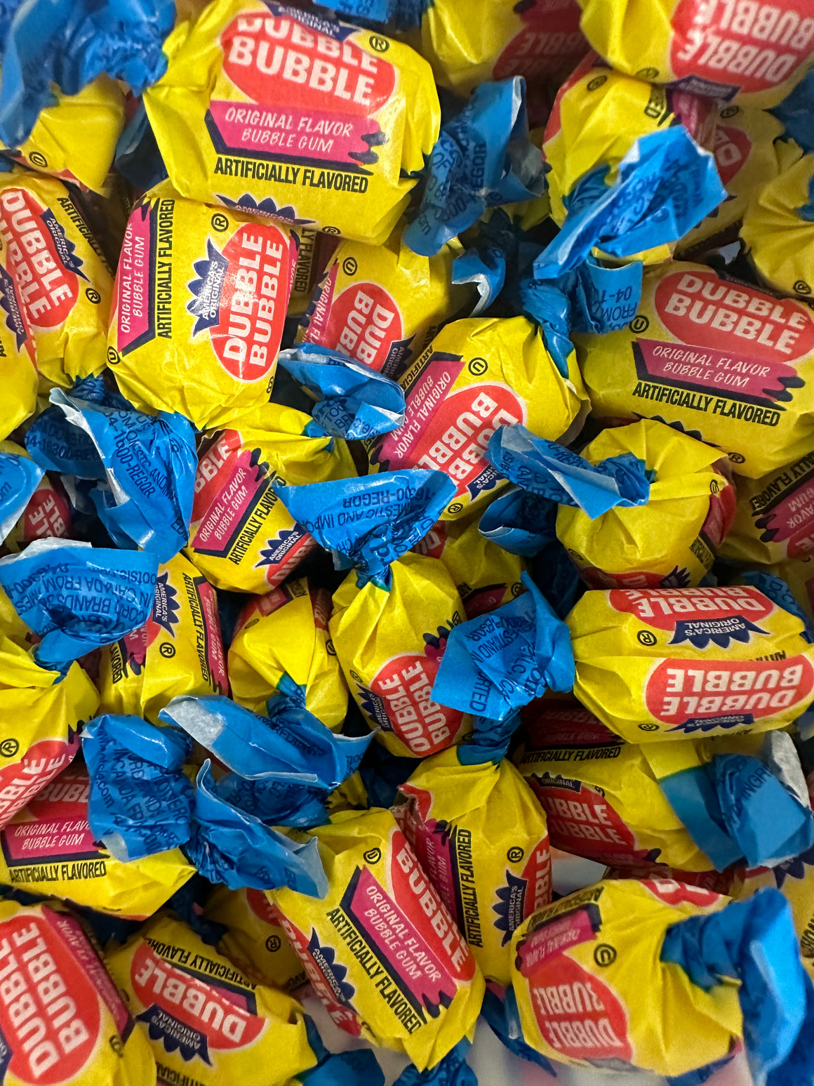 Dubble bubble per piece