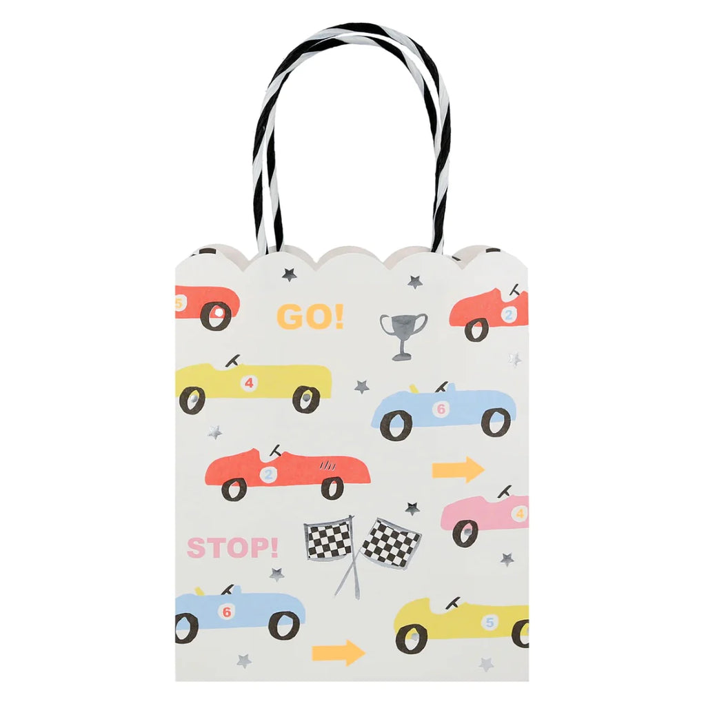 Race car party bags (8) - Meri Meri