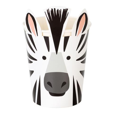 Party animal zebra cups