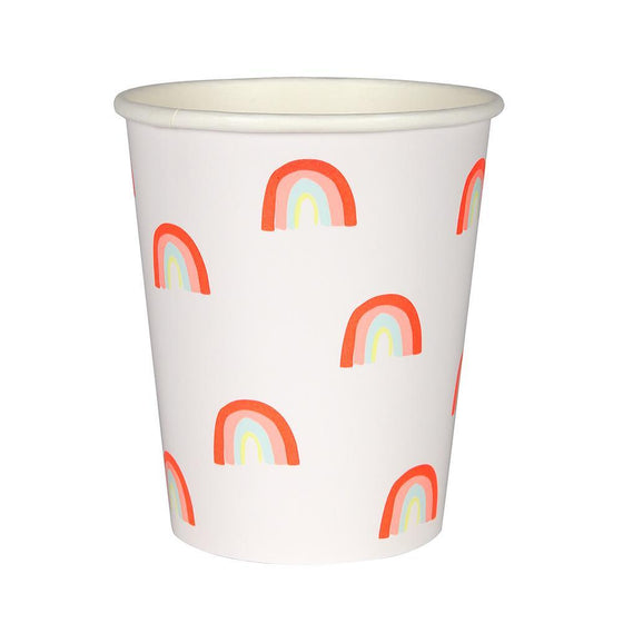 Neon Rainbow Cups - Meri Meri