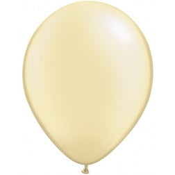 Helium inflated 11” balloon - pastel pearl ivory