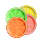 Neon citrus plates - Meri Meri