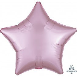 Satin luxe star - pastel pink