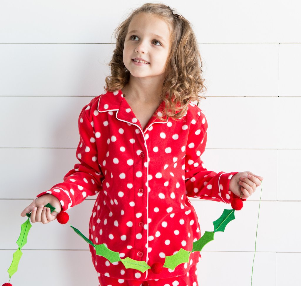 *HALF PRICE* Holly and berries felt banner