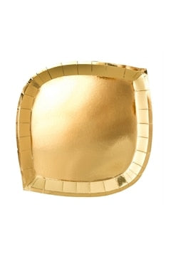 Posh dinner plate - Gold to go