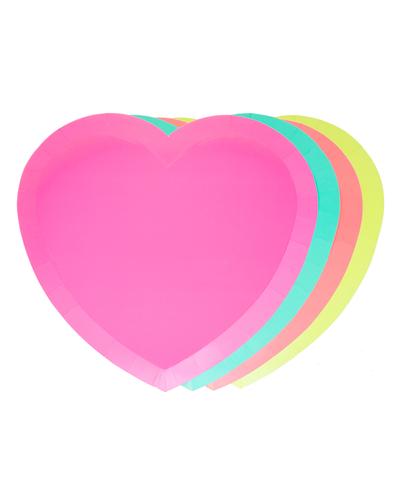 Oh happy day - I heart Neon plates