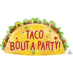 Supershape foil balloon - Taco bout a party