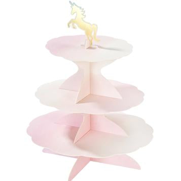 3 tier cake stand - unicorn, mermaid, swan