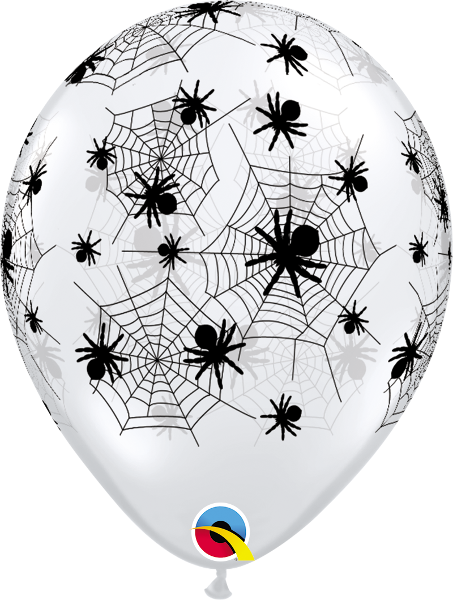 Halloween 11 inch spiderweb, bats and skeleton