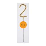 Gold sparkler numbers 0 x 9 - Meri Meri