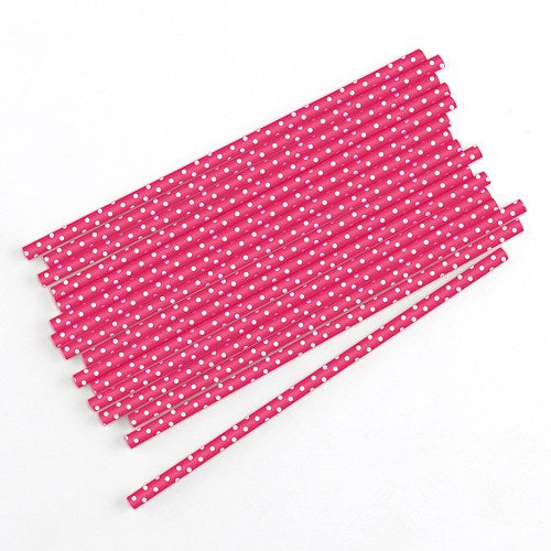 *SALE* Fuchsia straws