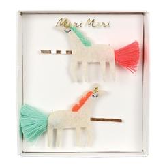 Unicorn hair slides - Meri Meri