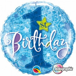 1st birthday blue