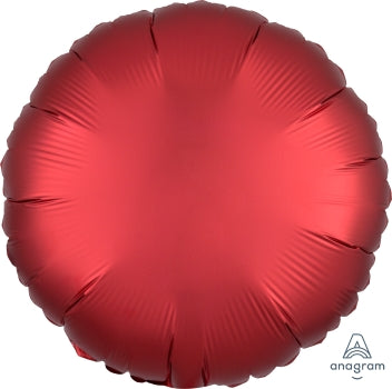 Satin luxe circle - sangria