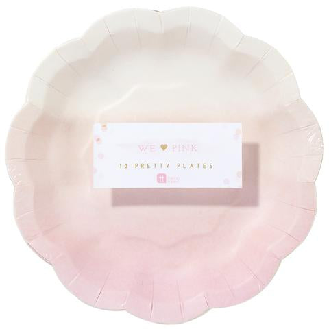 *SALE* We heart pink paper plates