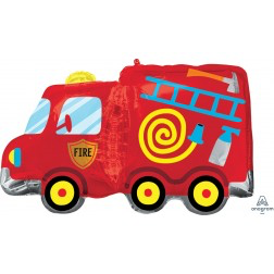 Supershape foil balloon - Fire truck shape