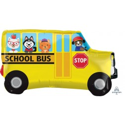 Supershape foil balloon - School bus