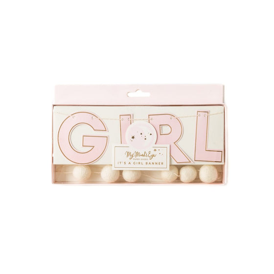 *SALE * Baby pink banner set