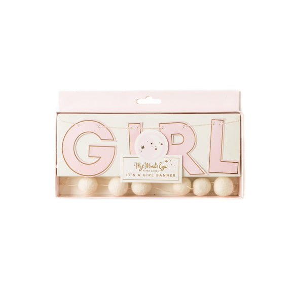 *SALE * Baby pink banner set
