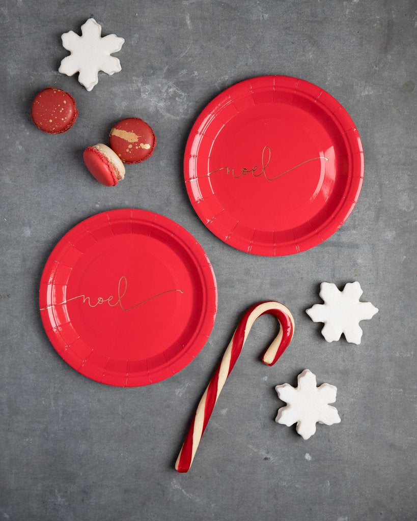 *SALE* Red Noel plates