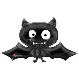 Supershape foil balloon - Black bat