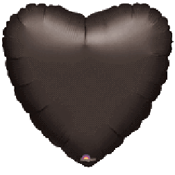 Black heart balloon