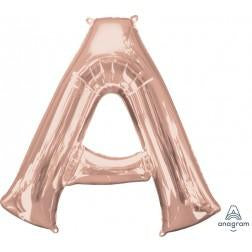 Supershape foil balloon - Rose gold giant letters A-Z