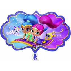 Supershape foil balloon - Shimmer and shine