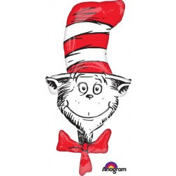 Supershape foil balloon - Cat in the hat