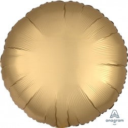 Satin luxe circle - gold satin