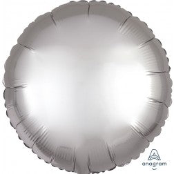 Satin luxe circle - platinum