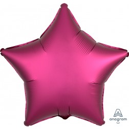 Satin luxe star - pomegranate
