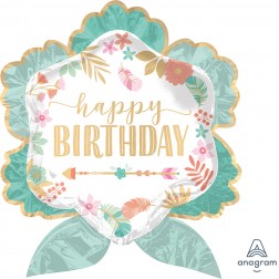 supershape foil balloon - boho birthday