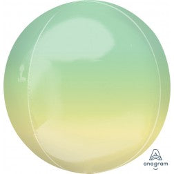 Orbz - ombré green and yellow