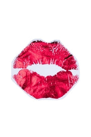 Lip stick on you cocktail napkins