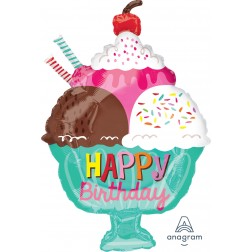 Junior shape ice cream sundae