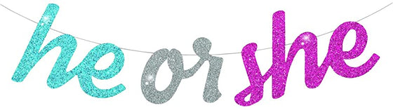 *SALE* Gender reveal garland