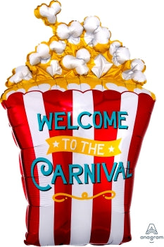 Supershape foil balloon - Carnival popcorn