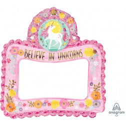 unicorn selfie frame