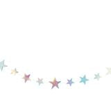 Iridescent stars banner