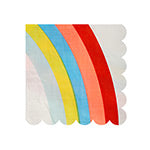 Rainbow small napkins - Meri Meri