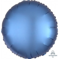 Satin luxe circle - azure