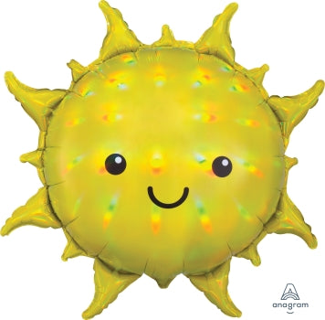 Supershape foil balloon - Iridescent sun