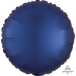 Satin luxe circle - navy