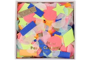 Rainbow confetti shapes - Meri Meri