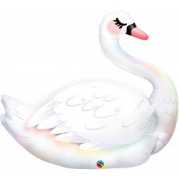 Supershape foil balloon - Graceful swan