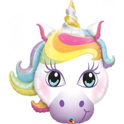 Supershape foil balloon - Unicorn Face balloon